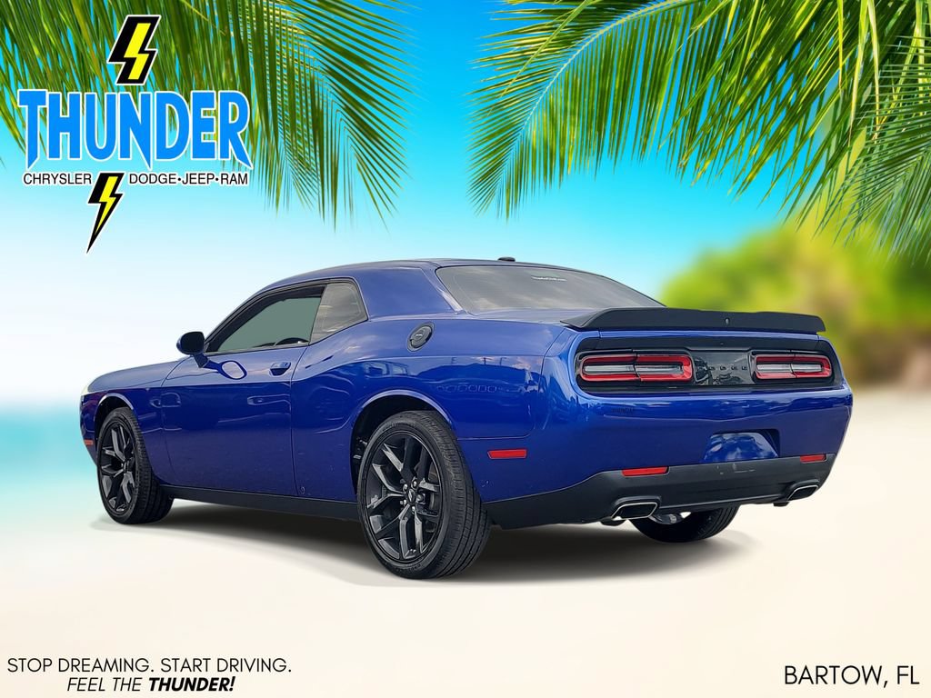 Used 2022 Dodge Challenger SXT w/ Blacktop Package RWD image 3