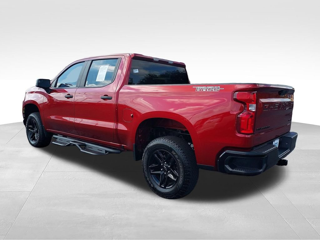 Used 2021 Chevrolet Silverado 1500 Custom Trail Boss w/ LPO, Dark Essentials Package AWD/4WD video 3