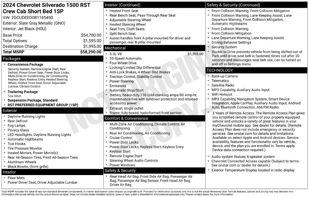 Used 2024 Chevrolet Silverado 1500 RST AWD/4WD image 22