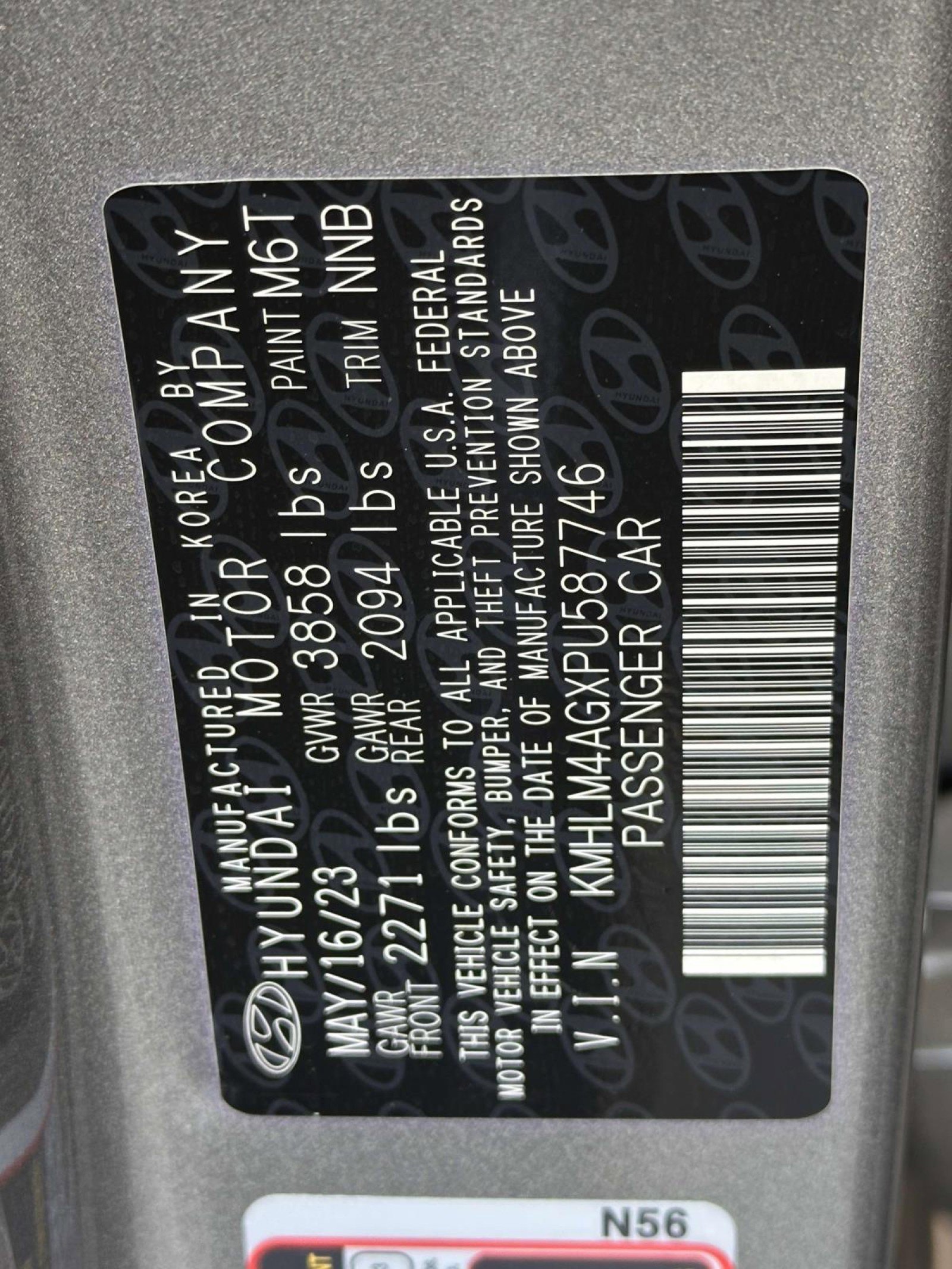 Used 2023 Hyundai Elantra SEL w/ Cargo Package FWD image 32