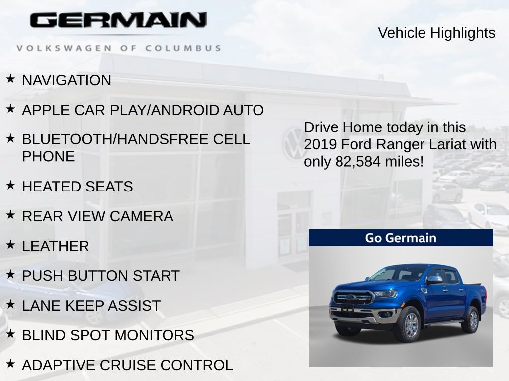 Used 2019 Ford Ranger Lariat w/ Equipment Group 501A Mid AWD/4WD image 5