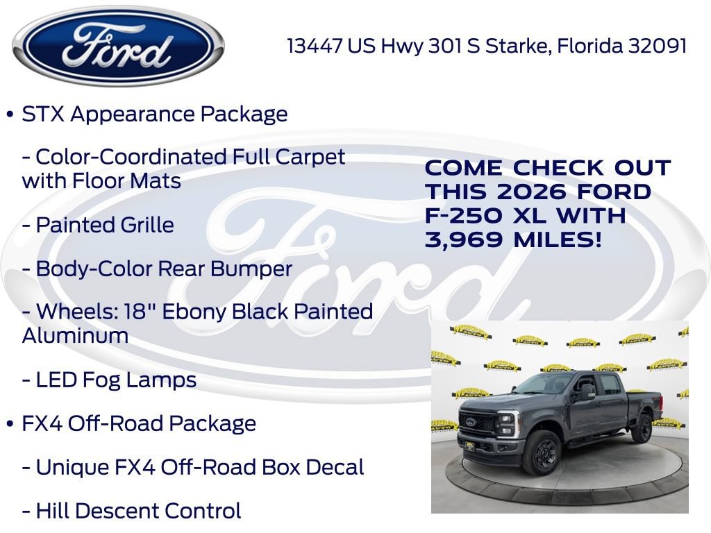 New 2026 Ford F250 XL w/ STX Appearance Package AWD/4WD image 15