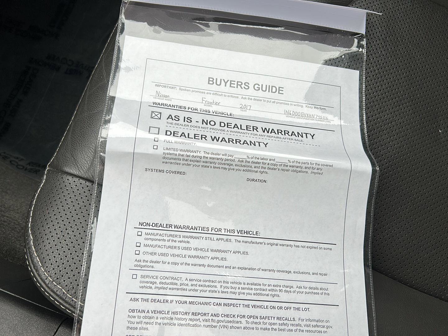 Used 2017 Nissan Frontier PRO-4X w/ Pro-4x Luxury Package image 31