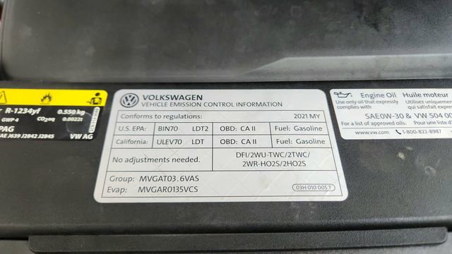 Used 2021 Volkswagen Atlas Cross Sport SE w/ Panoramic Sunroof Package image 61