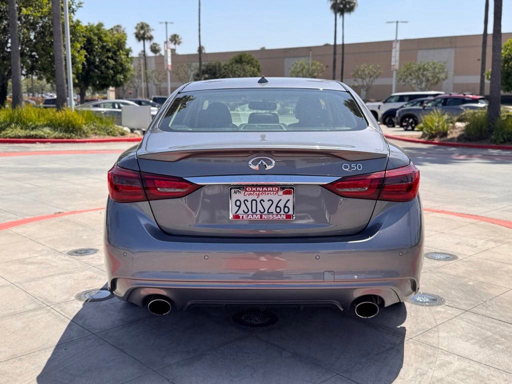 Used 2022 INFINITI Q50 Luxe w/ Cargo Package RWD image 7