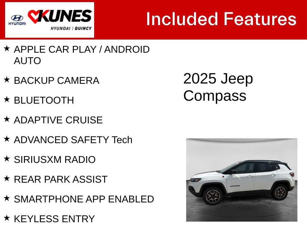 Used 2025 Jeep Compass Trailhawk AWD/4WD image 2