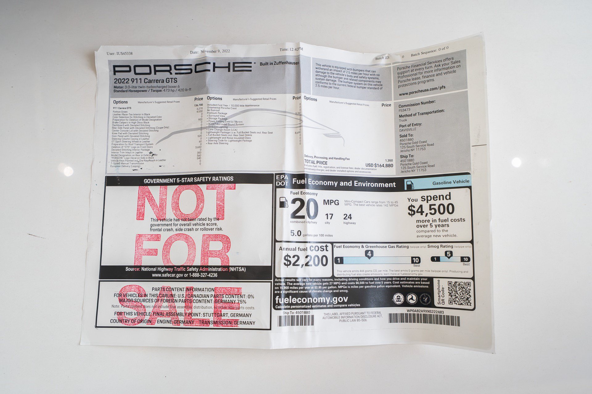 Used 2022 Porsche 911 GT3 RS image 66