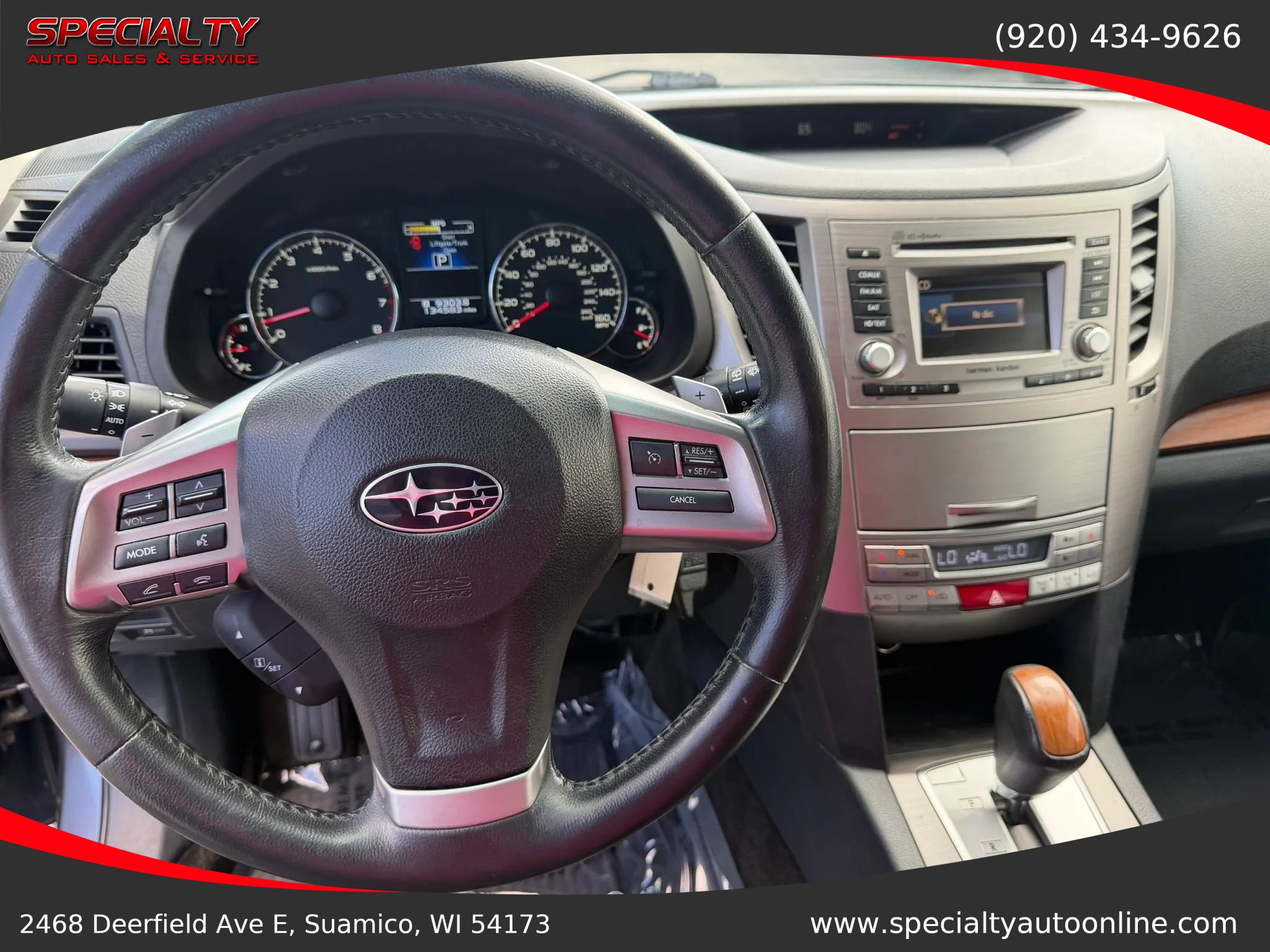 Used 2014 Subaru Outback 3.6R Limited w/ Moonroof Package AWD/4WD image 15