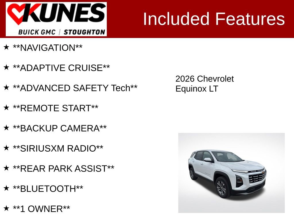 Used 2026 Chevrolet Equinox LT AWD/4WD image 2