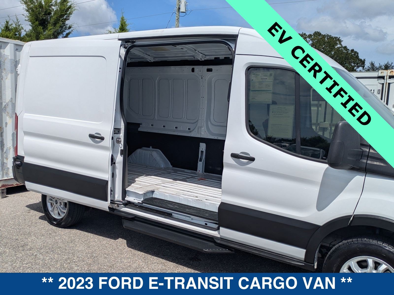 Certified 2023 Ford E-Transit Medium Roof RWD image 15