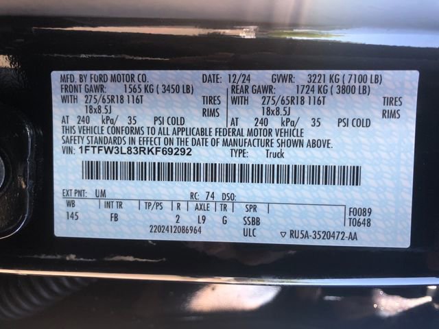 Used 2024 Ford F150 XLT w/ Equipment Group 302A MID AWD/4WD image 30