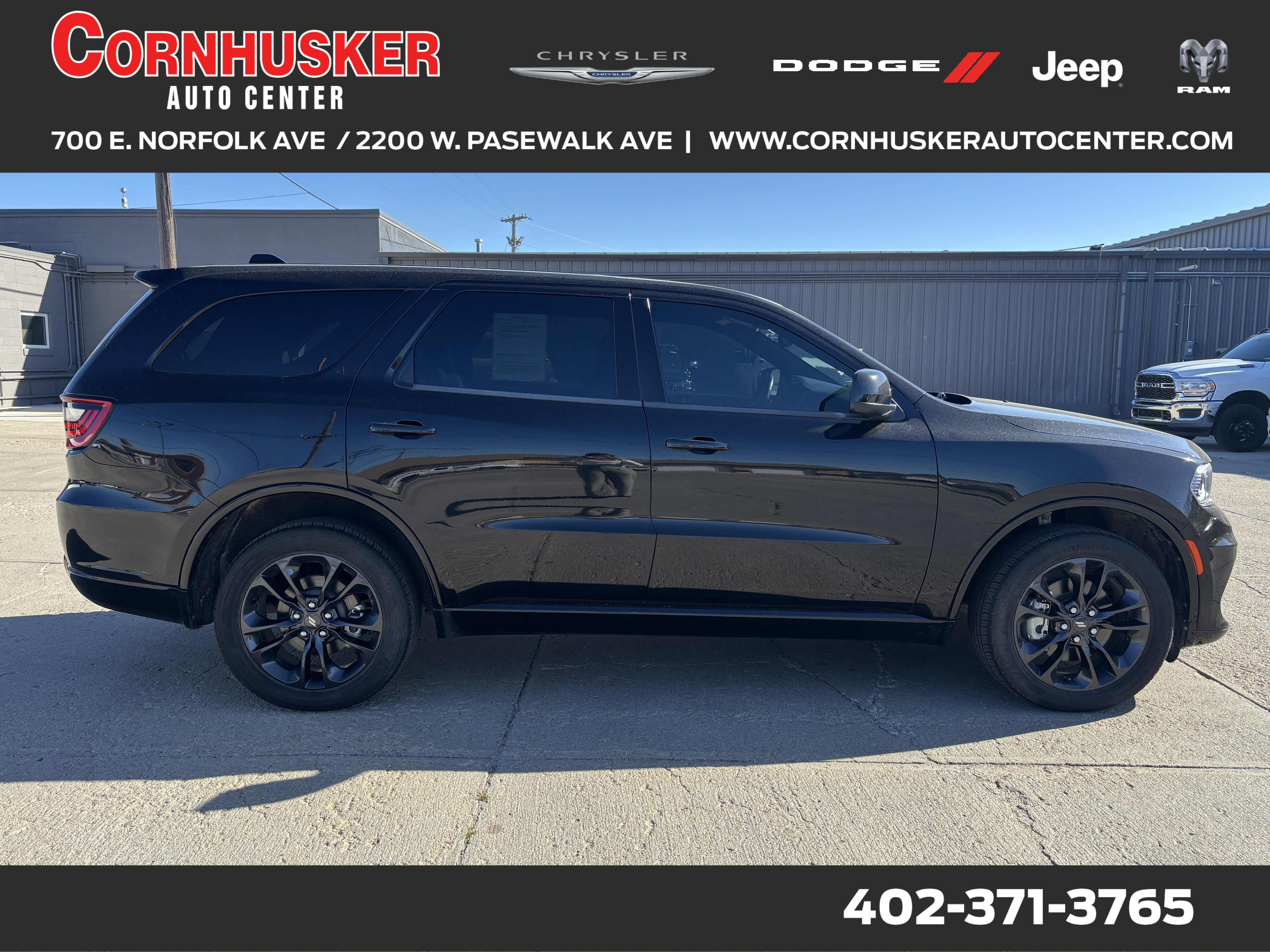 Certified 2021 Dodge Durango GT w/ Blacktop Package