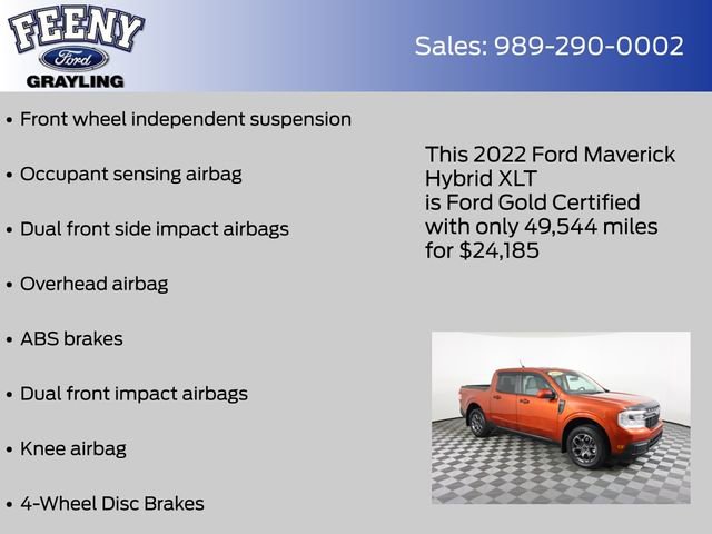 Used 2022 Ford Maverick XLT w/ XLT Luxury Package image 26