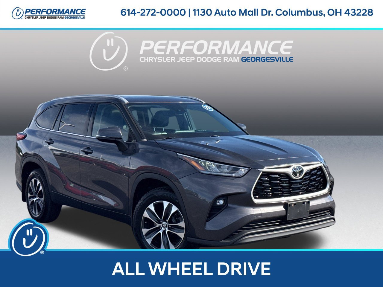 Used 2022 Toyota Highlander XLE AWD/4WD image 1