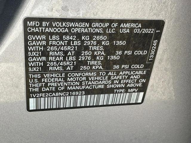 Used 2022 Volkswagen Atlas Cross Sport SEL Premium R-Line image 24