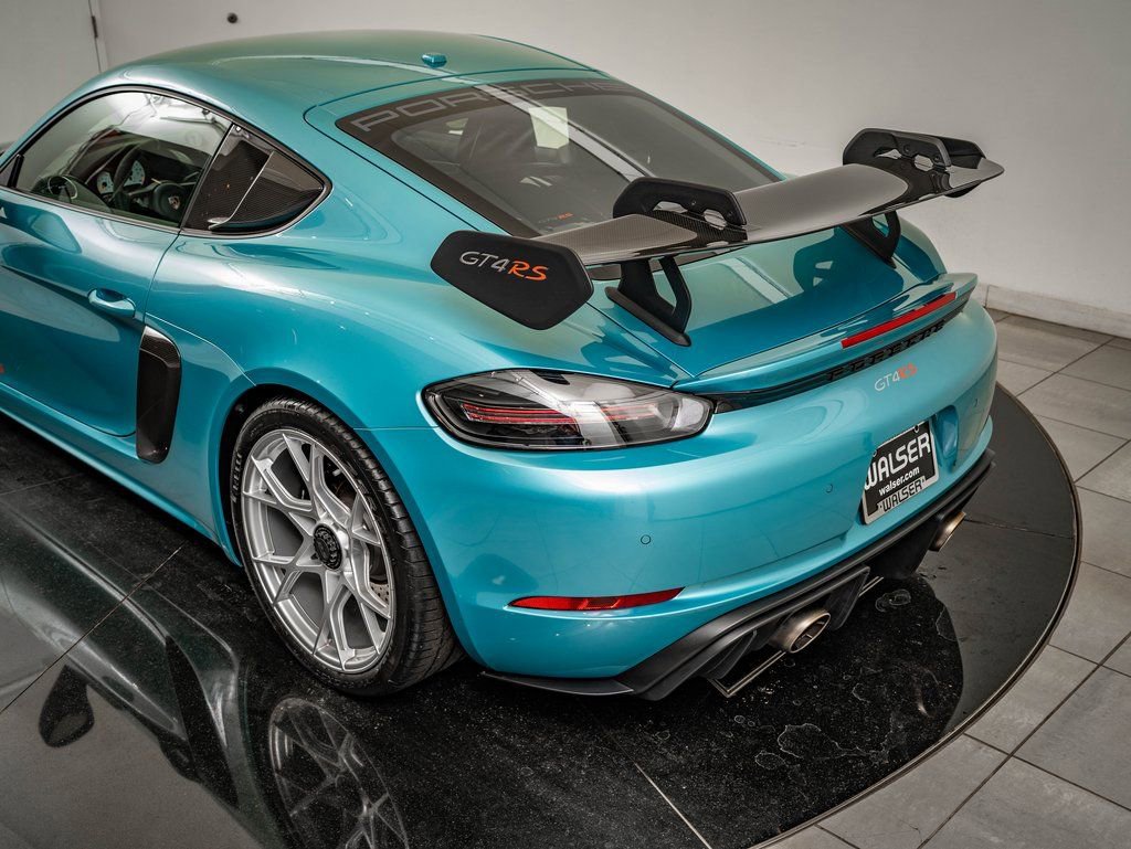 Certified 2024 Porsche 718 Cayman GT4 RS w/ Weissach Package RWD image 28