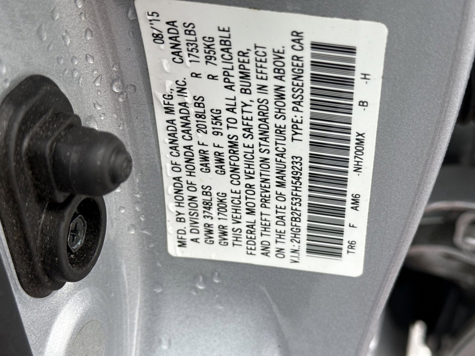 Used 2015 Honda Civic LX image 27