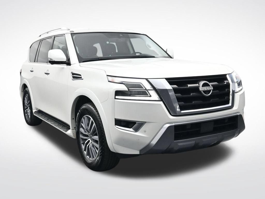 Used 2024 Nissan Armada SL w/ Captain's Chairs Package RWD video 3