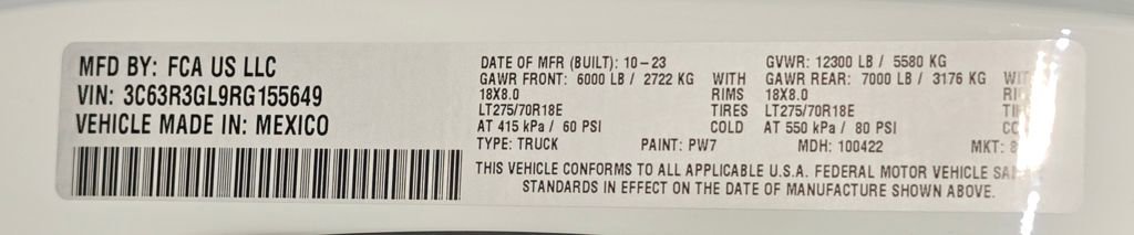 Used 2024 RAM 3500 Tradesman w/ Safety Group image 64