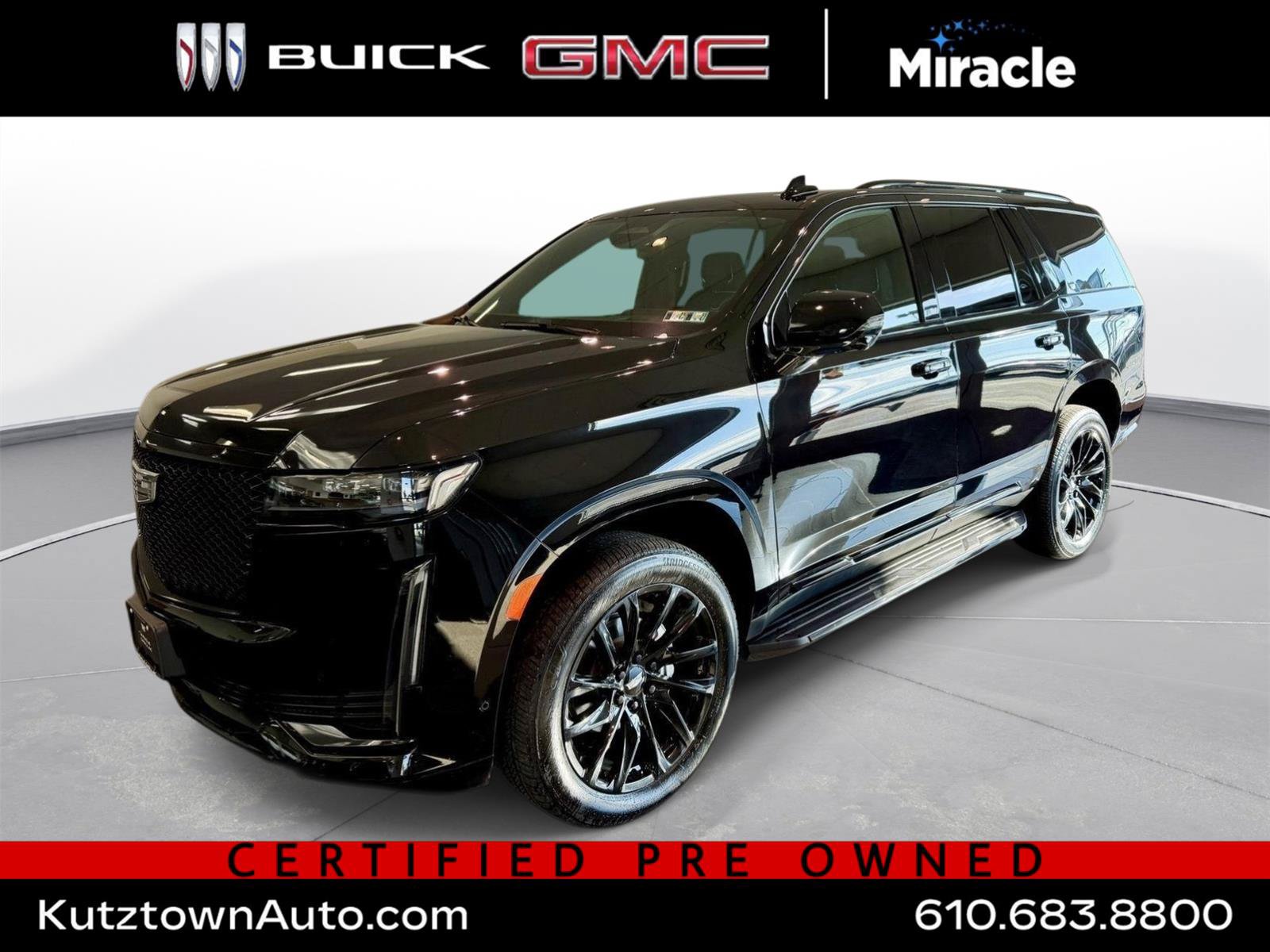 Certified 2024 Cadillac Escalade Sport w/ LPO, ONYX Package