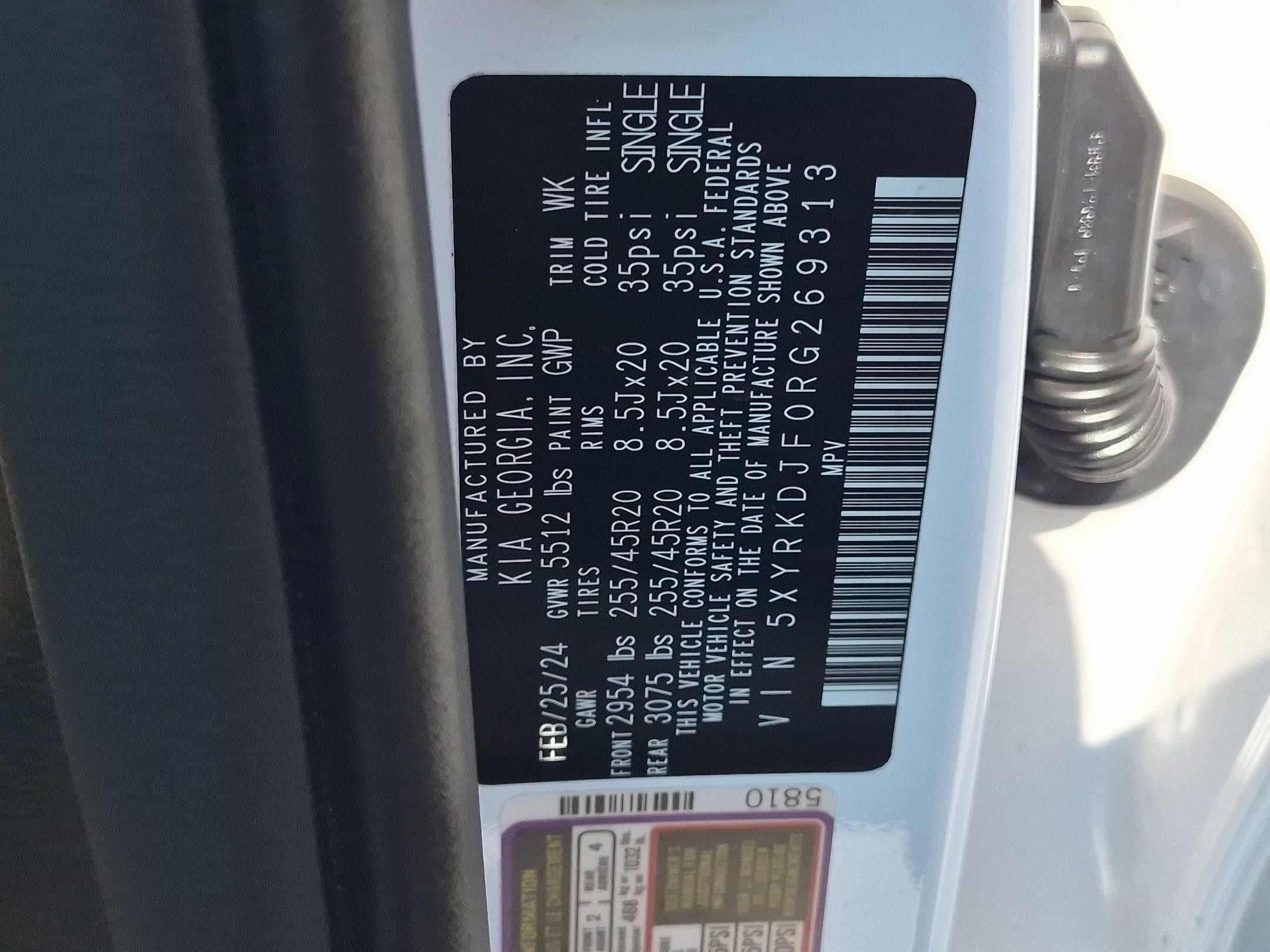 Certified 2024 Kia Sorento SX Prestige w/ Olive Brown Leather Package AWD/4WD image 34