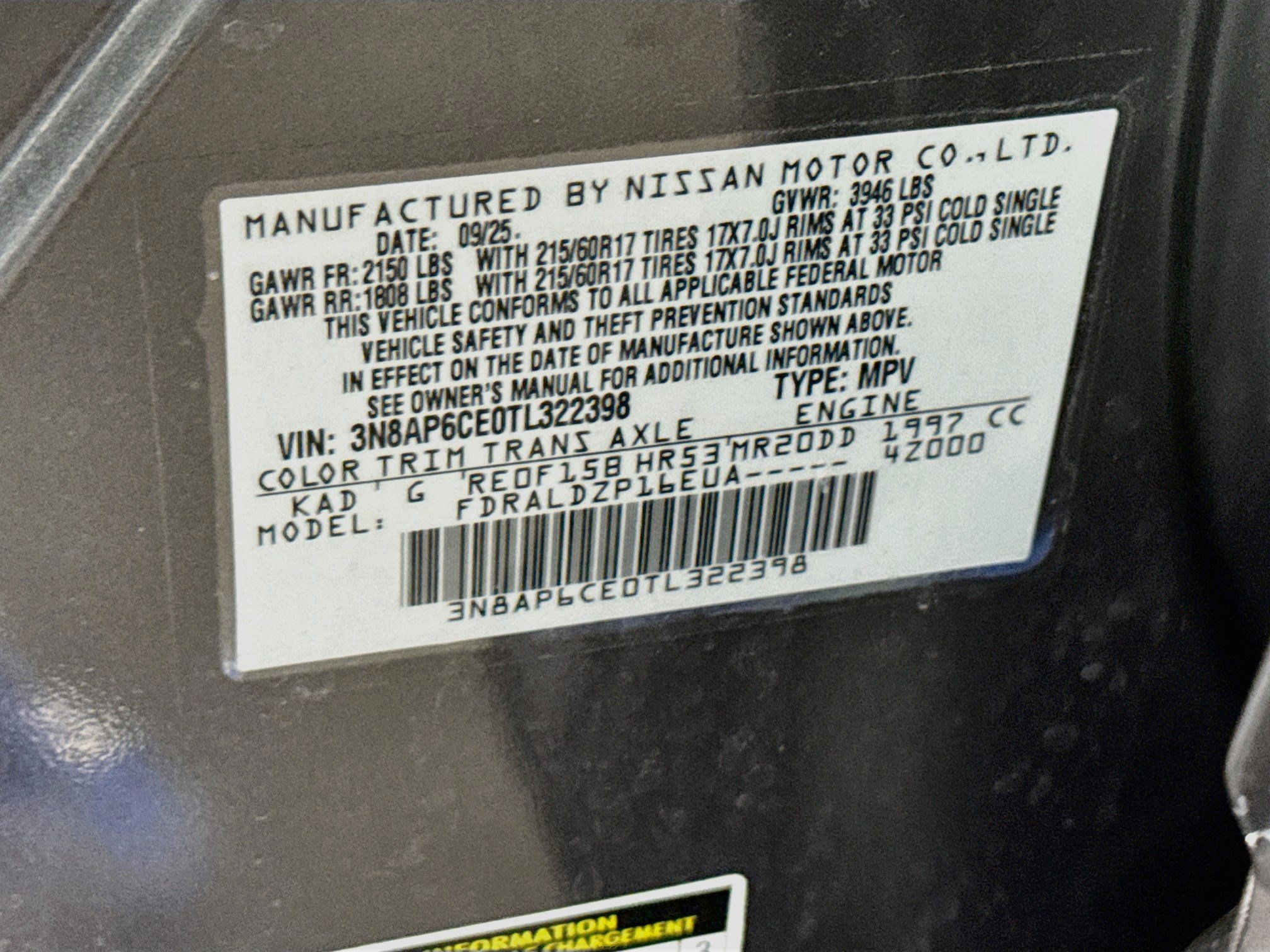 Used 2026 Nissan Kicks SV FWD image 40
