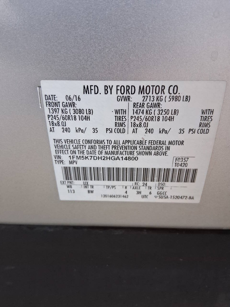 Used 2017 Ford Explorer XLT w/ Equipment Group 202A FWD image 19
