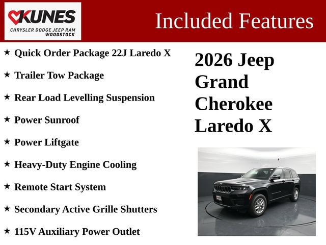 New 2026 Jeep Grand Cherokee Laredo X AWD/4WD image 3