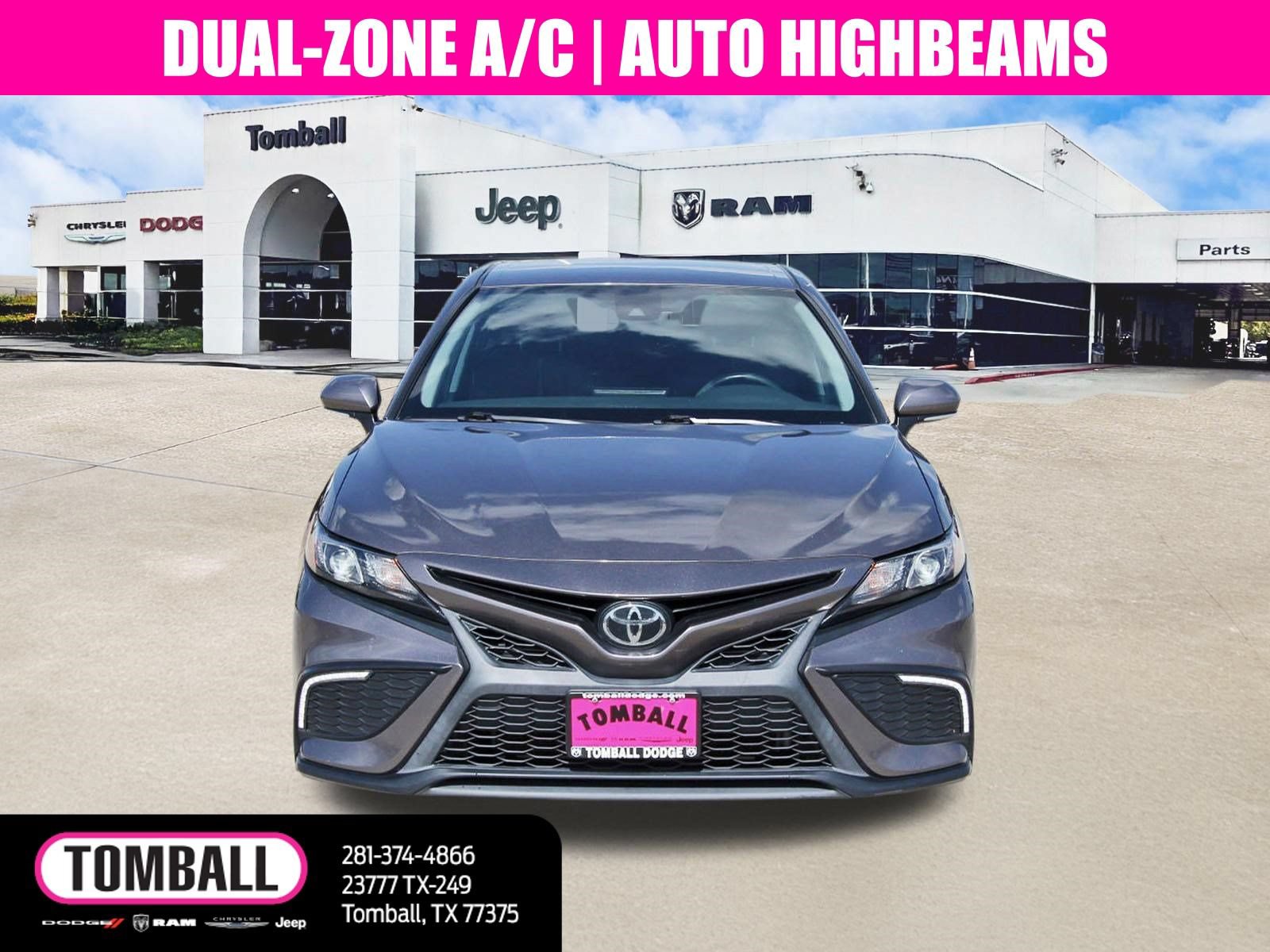 Used 2022 Toyota Camry SE w/ Convenience Package FWD image 2