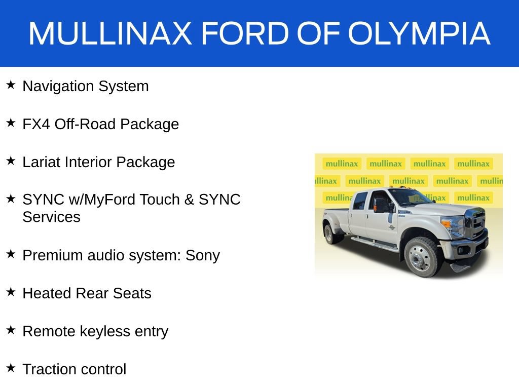 Used 2016 Ford F450 Lariat w/ Lariat Interior Package AWD/4WD image 17