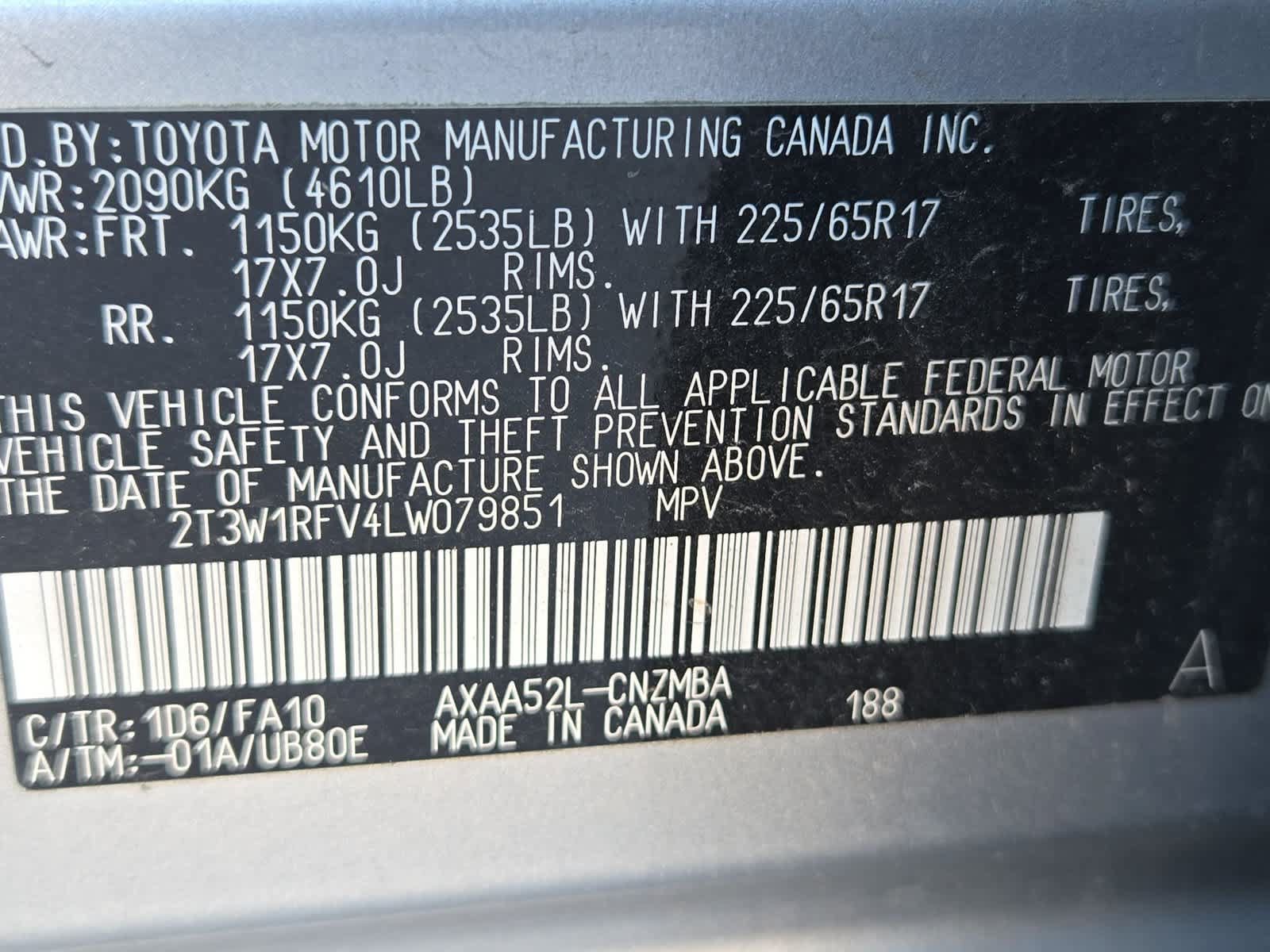 Used 2020 Toyota RAV4 XLE w/ Convenience Package FWD image 34