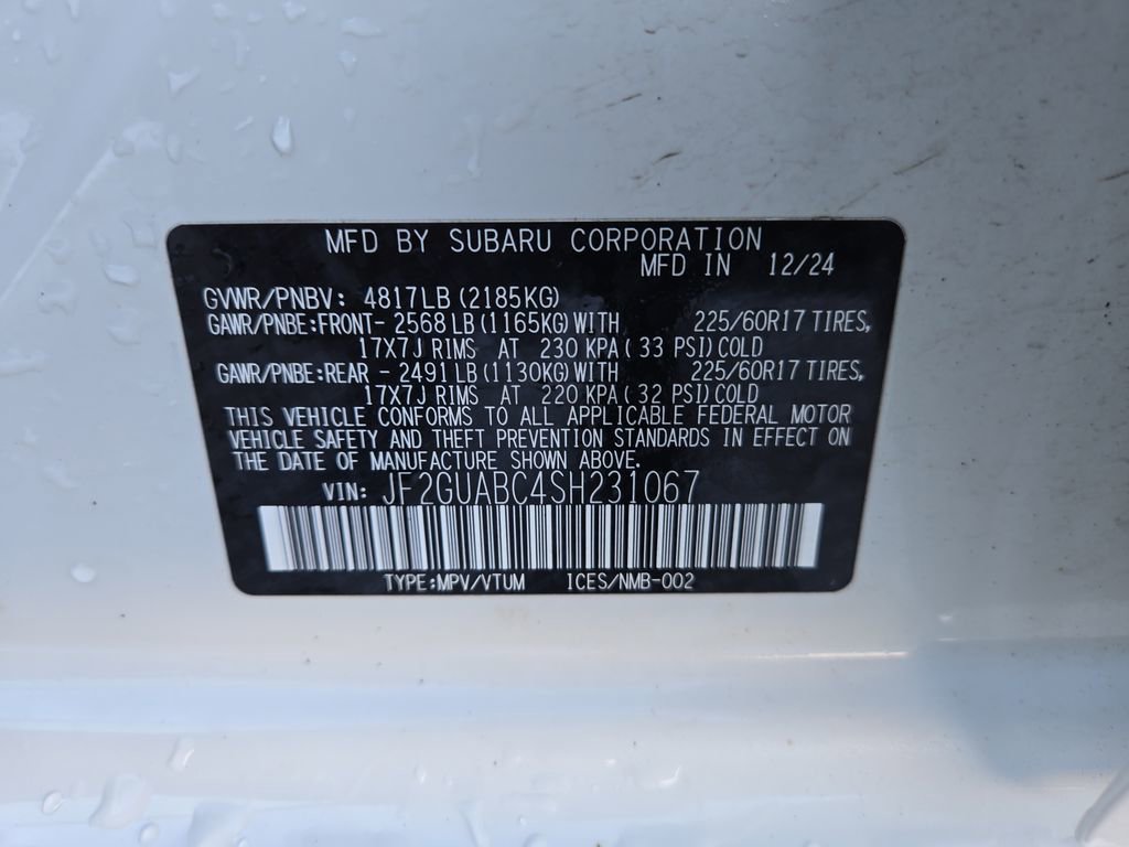 Used 2025 Subaru Crosstrek 2.0i image 29