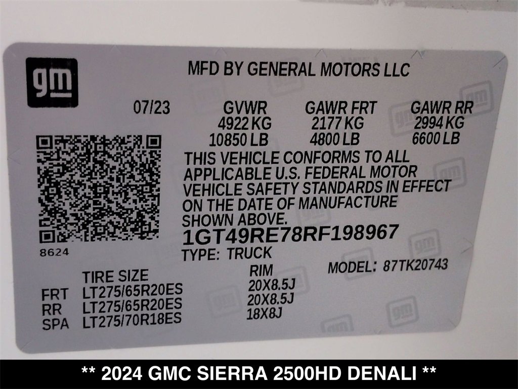 Used 2024 GMC Sierra 2500 Denali w/ Denali Reserve Package image 31
