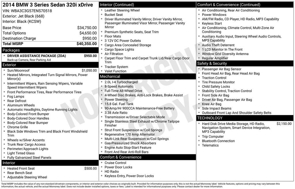 Used 2014 BMW 320i xDrive Sedan image 2