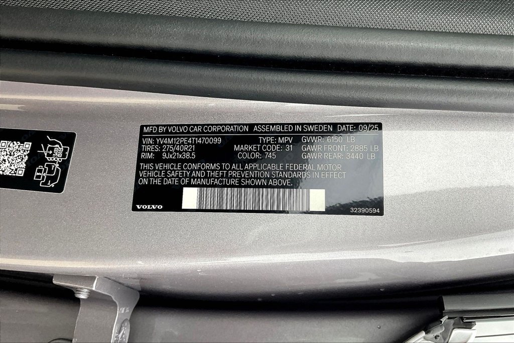 New 2026 Volvo XC90 B5 Plus w/ Protection Package Premier AWD/4WD image 14