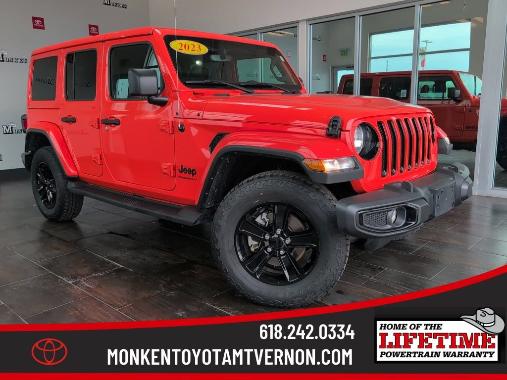 Used 2023 Jeep Wrangler Unlimited Sahara AWD/4WD image 1