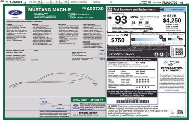 Used 2023 Ford Mustang Mach-E Select AWD/4WD image 3