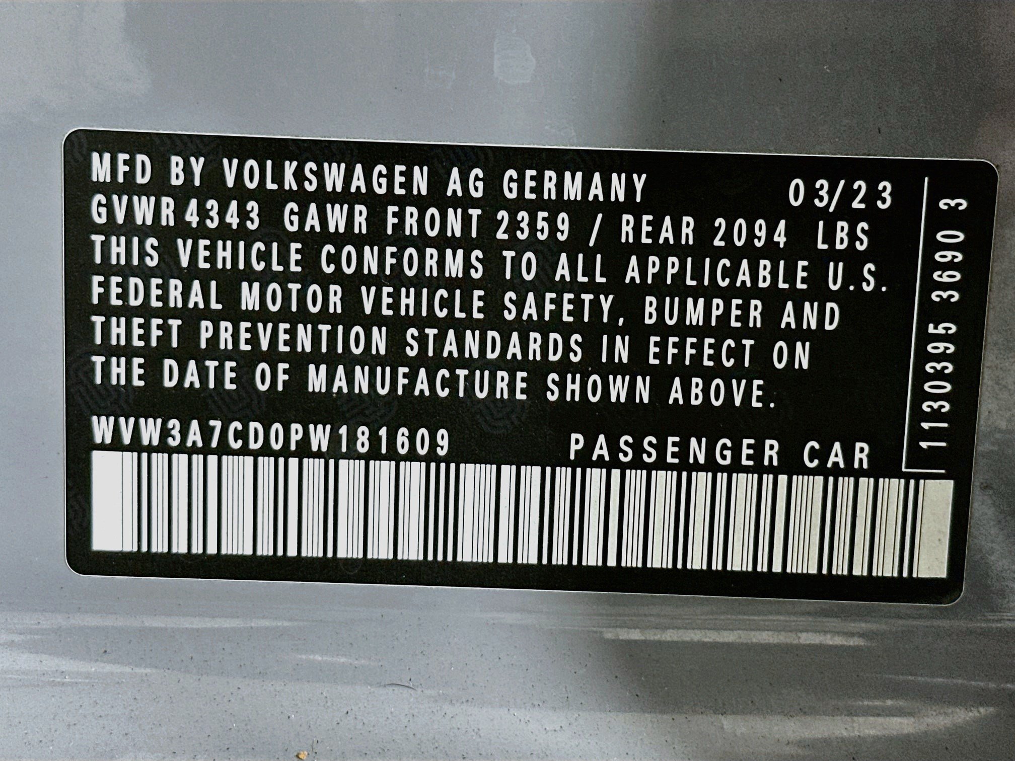 Used 2023 Volkswagen GTI SE w/ SE Leather Package FWD image 35