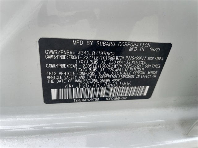 Used 2021 Subaru Crosstrek 2.0i Premium image 31