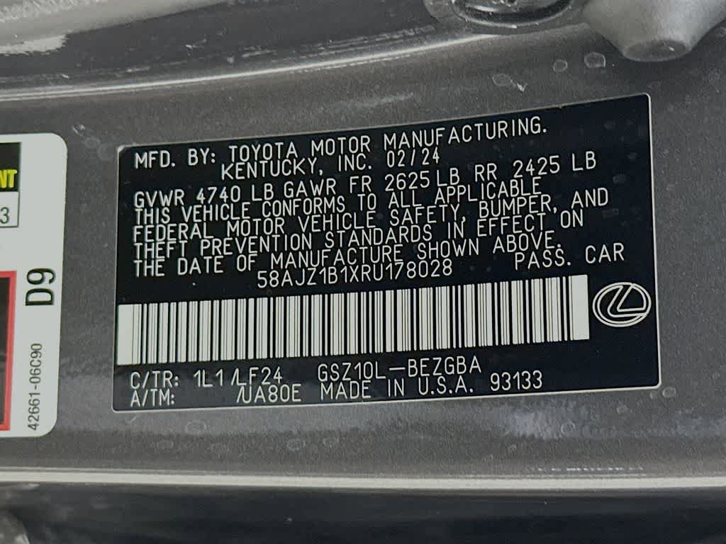 Used 2024 Lexus ES 350 F Sport FWD image 23