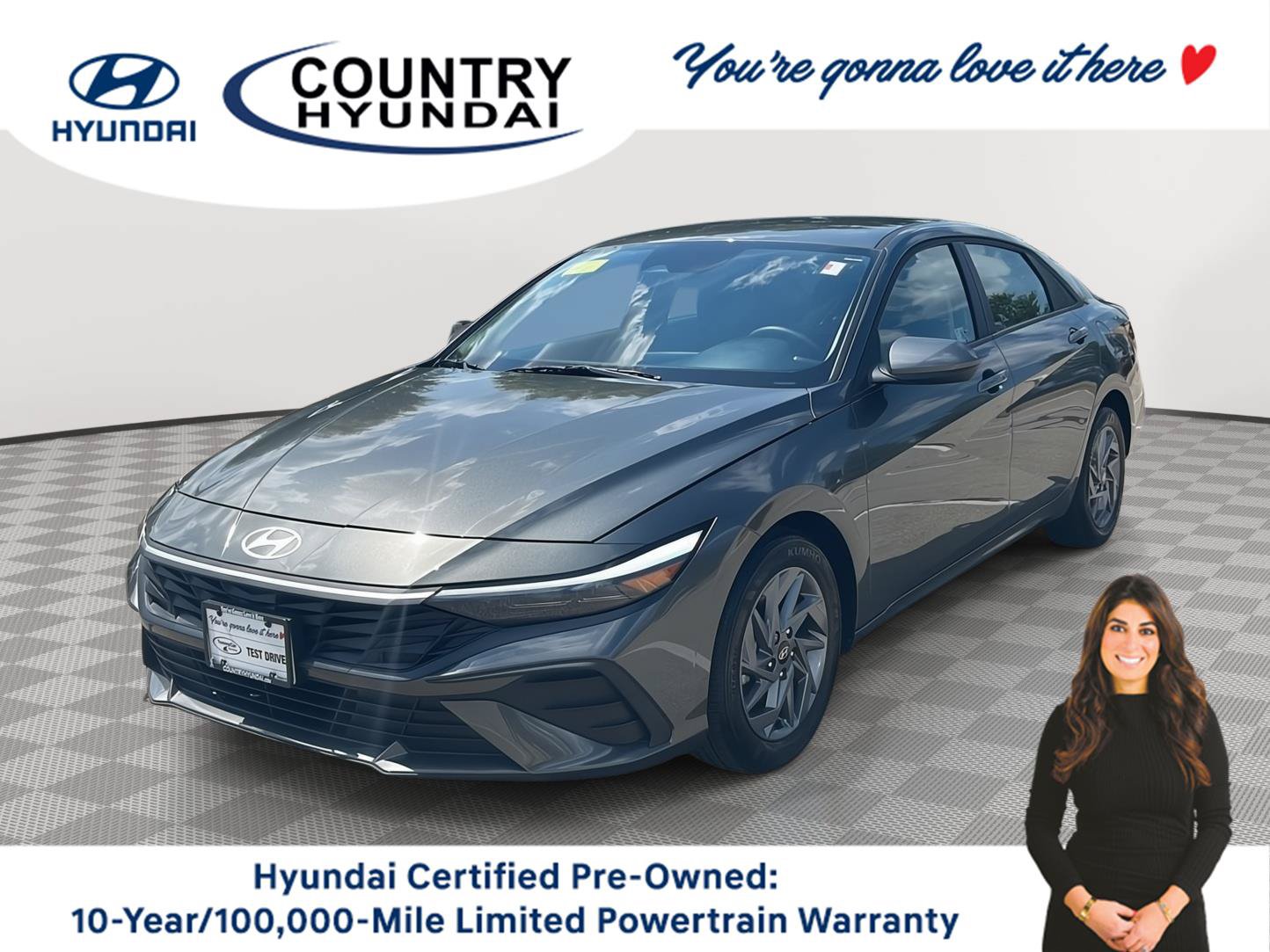 Certified 2024 Hyundai Elantra SEL FWD image 1