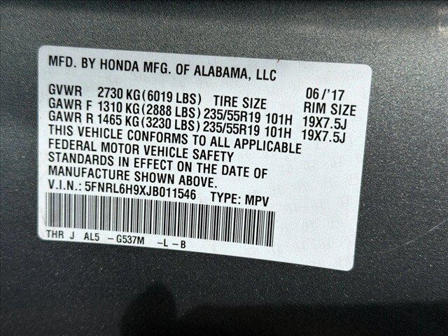 Used 2018 Honda Odyssey Elite image 29
