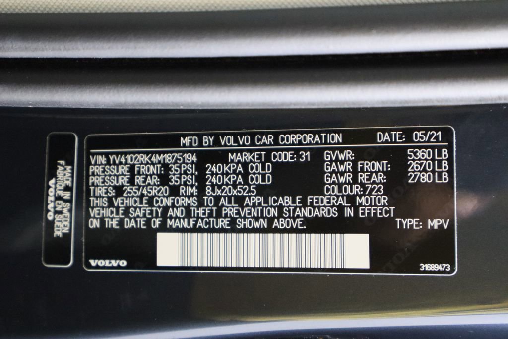 Used 2021 Volvo XC60 T5 Momentum w/ Premium Package image 23