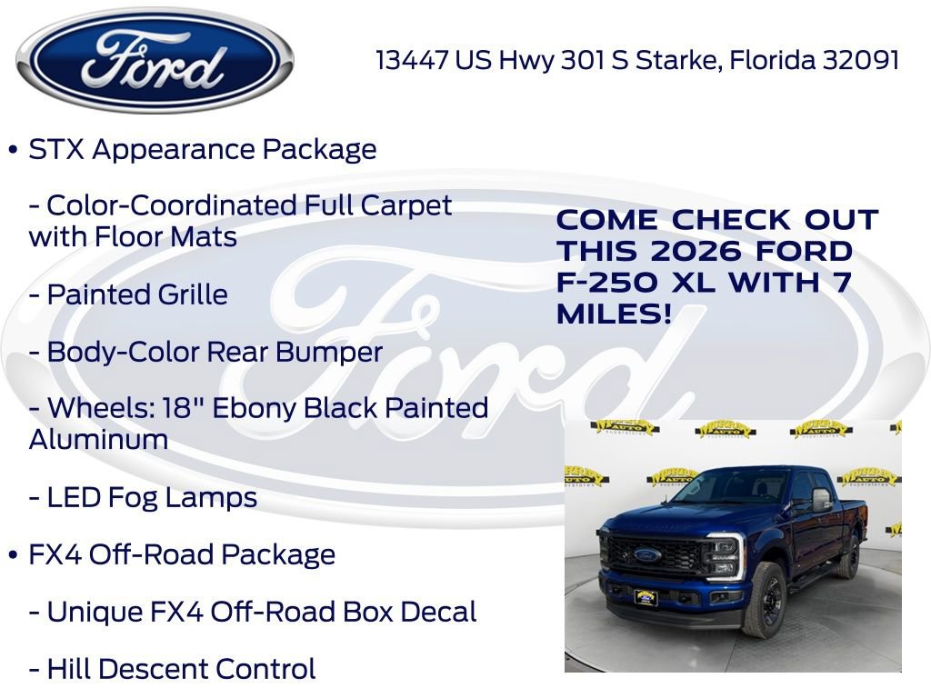 New 2026 Ford F250 XL w/ STX Appearance Package image 15