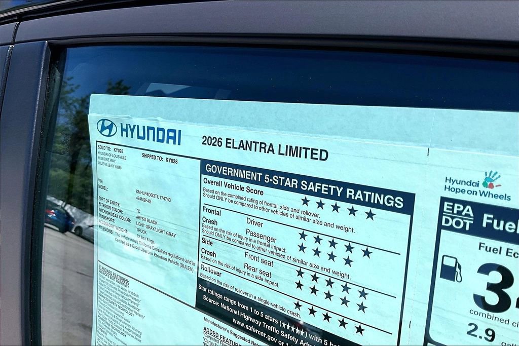 New 2026 Hyundai Elantra Limited image 14