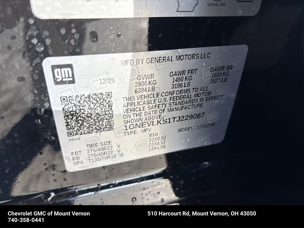 New 2026 Chevrolet Traverse RS w/ LPO, Illumination Package image 30