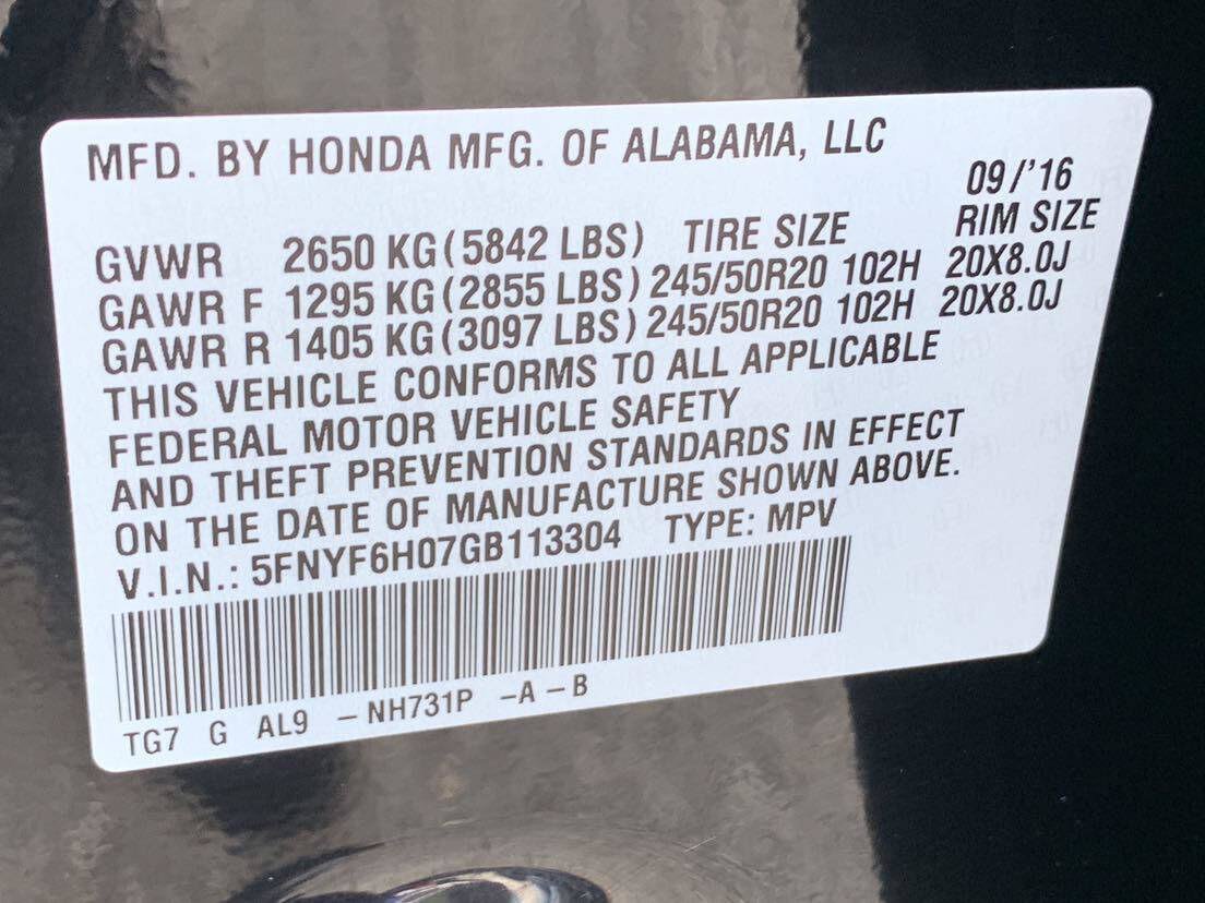 Used 2016 Honda Pilot Elite image 56