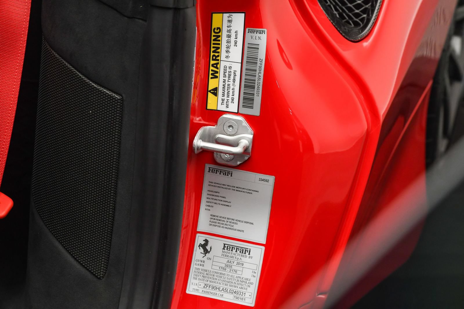 Used 2020 Ferrari 488 Pista Coupe RWD image 22