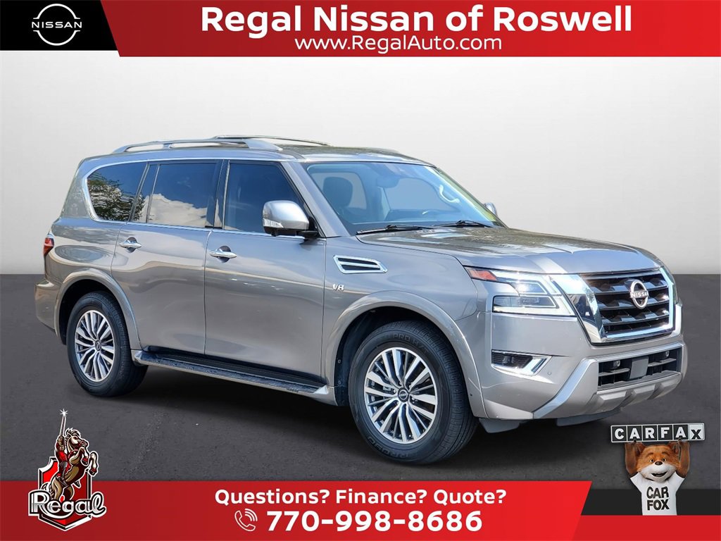 Certified 2021 Nissan Armada SL w/ Captain's Chairs Package