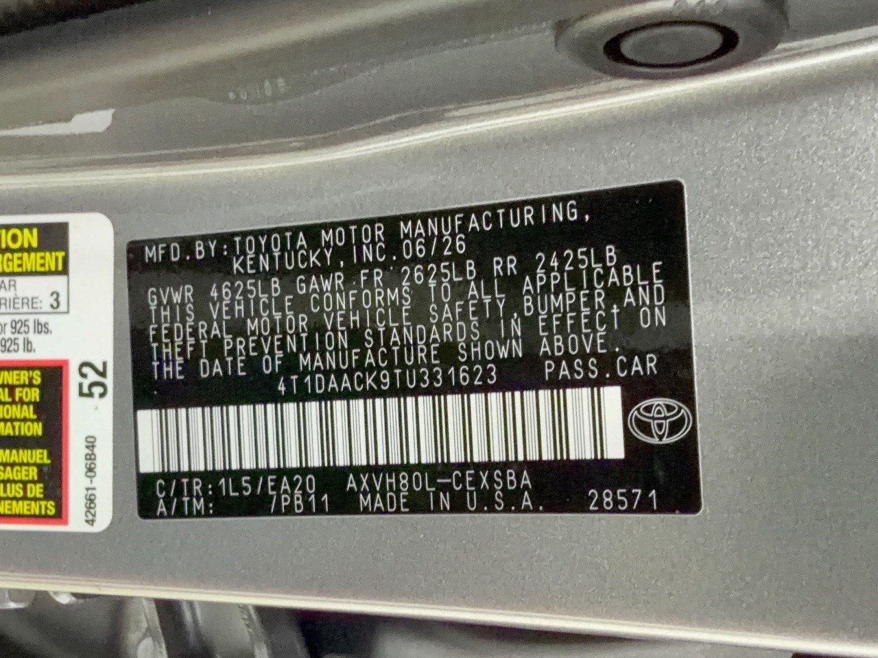 Used 2026 Toyota Camry SE w/ Convenience Package FWD image 31